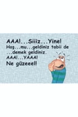 Siz Mi Geldiniz ! Kapı Önü Paspas LoveBug-T - 2