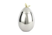 Mikasa Moor Gümüş Gold Kuşlu Metal Kavanoz 16x27cm - 1