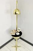 Karanfil Gold Tek Sehpalı Lambader - 1
