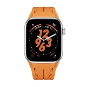 Apple Watch 10 46mm Uyumlu KRD-127 Metal Tokalı Kaliteli TPU Silikon Kordon - 2