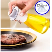 Huni HEDİYELİ 220 Ml Çok Amaçlı Spreyli Cam Şişe Yağdanlık Sosluk Sirke Şişesi Cam Şişe - 1
