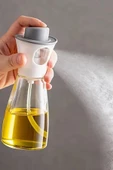 Huni HEDİYELİ 220 Ml Çok Amaçlı Spreyli Cam Şişe Yağdanlık Sosluk Sirke Şişesi Cam Şişe - 3