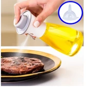 Huni HEDİYELİ 220 Ml Çok Amaçlı Spreyli Cam Şişe Yağdanlık Sosluk Sirke Şişesi Cam Şişe - 7