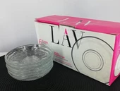 Lav 20020OPT Cam Çay Tabağı Seti 6'lı - 1