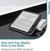 PocketBook Era Color E-Okuyucu | 7'' E-Ink Kaleido 3 Ekran | Sesli Kitap | Su Geçirmez | Metinden Sese Fonksiyonu | Dahili Hoparlör | Stormy Sea - 4