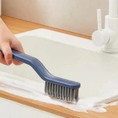 Çok Fonksiyonlu Fırça Derz Zemin Banyo Fayans Mutfak Temizlik Fırçası Sökme Aparatlı Cımbızlı Fırça - 1