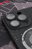 iPhone 13 Pro Uyumlu Siyah Benekli Desenli İnce Sert Kapak Kılıf Kamera Lens Korumalı thumbnail 2