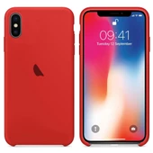 Apple iPhone X / iPhone XS Silikon içi Kadife Lansman Kılıf thumbnail 5