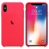 Apple iPhone X / iPhone XS Silikon içi Kadife Lansman Kılıf thumbnail 9