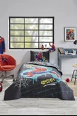 Özdilek Lisanslı Kapitoneli Tek Kişilik Dört Mevsim Nevresim Takımı Complete Set-Spiderman Street Gri - 2