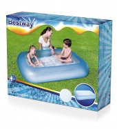 POMPA Seçenekli- Bestway 51115, Şişme Zeminli Bebek -Çocuk Havuzu - 5