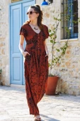 Yarım Kollu Bohem Tulum - 2
