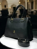 İSOLA El Ve Kol Çantası Olarak Tasarlanmış Suni Deri Bayan Omuz Çantası SL.73634103SYH thumbnail 5