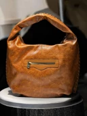 İSOLA El Ve Kol Çantası Olarak Tasarlanmış Suni Deri Bayan Omuz Çantası SL.73634748TB thumbnail 5