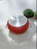 28 cm bonera döküm titanyum derin tencere - 1