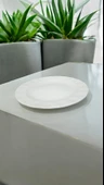 EVMUTFAK Farika 19 cm 6 adet  porselen pasta tabağı zümrüt model - 1