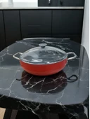 28 cm bonera döküm titanyum pilav tenceresi - 3