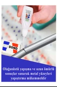 502 Japon Yapıştırıcı 10 Adet 20 gr Hızlı Yapıştırıcı Evobond 502 Süper Yapıştırrıcı Orjinal Seramik Plastik Metal - 2