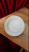 EVMUTFAK Güral porselen sedef model 6 adet  19 cm çukur yemek tabağı - 2