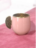 Acar porselen Gold kulplu kupa acr0102 pembe - 1