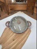 Taç 26 cm ultra granit pilav tenceresi krem renk - 2