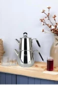 EVMUTFAK Akdeniz mini boy silikon kulplu çaydanlık - 1