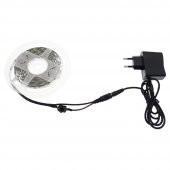 Mutfak Dolabı İçin 5 Metre Mavi 3 Çipli Şerit Led Anahtarlı Set - 1