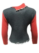 Sandora S02669 Kadın Desenli Akrilik Triko Boğazlı Kazak thumbnail 6