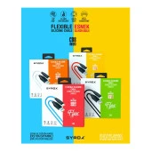 Syrox 2.1A Micro Flexible Silikon Şarj & Data Kablo 1.1M C98 - 1