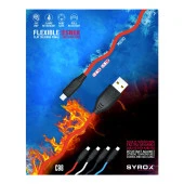 Syrox 2.1A Micro Flexible Silikon Şarj & Data Kablo 1.1M C98 - 3