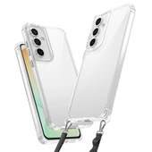 Galaxy A35 Kılıf Airbagli Takılabilir Askı Aparatlı Zore Snap Silikon Kapak - 1