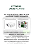 315.000 mAh 1200W Güçlü Hafif Taşınabilir Kamp ve Doğa İçin İdeal Tasarlanmış Güç Kaynağı - 6