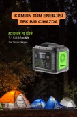 315.000 mAh 1200W Güçlü Hafif Taşınabilir Kamp ve Doğa İçin İdeal Tasarlanmış Güç Kaynağı - 2