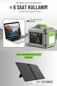 128.000 mAh 600W Güçlü Hafif Güç Kaynağı Taşınabilir Kamp ve Doğa İçin İdeal - 4