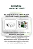 128.000 mAh 600W Güçlü Hafif Güç Kaynağı Taşınabilir Kamp ve Doğa İçin İdeal - 6