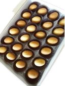 Chocoluxtr Ceviz Kurabiye 24 lü- Tereyağlı içi fındık krema dolgulu - 1