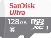 128GB Ultra UHS-I Class 10 MicroSDXC Hafıza Kartı, 80MB/sn'e kadar - SDSQUNS-128G-GN6MN - 1
