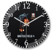 Battlefıeld 4 STBR Soldado Duvar Saati Bombeli Gercek Cam - 1