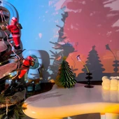 87 CM 2Lİ MERDİVENE TIRMANAN NOEL BABA YILBAŞI SÜSÜ VİTRİN NOEL SÜSLERİ YILBAŞI ÇAM AĞACI SÜSLERİ thumbnail 8