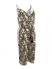 Leopar Baskılı Plaj Elbisesi - 3