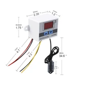 XH-W3005 DC 12V Dijital Nem Kontrol Seralar Kuluçka Makineler için uyumlu - 4