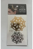 Saç Dövmesi Mandala Model Yapıştırma Saç Dövmesi - 2