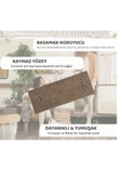 Dayanıklı Karavan Basamak Halısı  Kolay Temizlenebilir  Yırtılmaz Koruyucu Halı (45x45 - Deve Tüyü) - 4