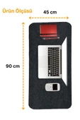 45x90 Cm XXL Gaming Oyuncu Mousepad Masa Matı Laptop Altlığı Sümen Su Geçirmez Kaymaz Taban - 6