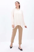 Ten-Bisiklet Yaka Triko Tunik - 1
