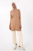 Camel-Balıkçı Yaka Triko Tunik thumbnail 1