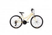 PEUGEOT JM244 BAYAN DAĞ BİSİKLETİ 360H V 24 JANT 21 VİTES ÇELİK  BEYAZ TURUNCU - 1