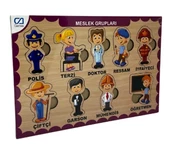 Ca Games Ahşap Puzzle Meslek Grupları 19X29 - 1