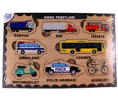 Ca Games Ahşap Puzzle Kara Taşıtları 19X29 - 1