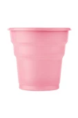 Roll-Up Party Dreams Parti Davet Piknik Renkli Plastik Sert Mika Bardak - Pembe - 25'li 10 Paket thumbnail 2